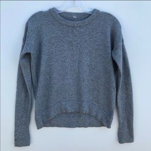Lululemon crewneck high low sweater